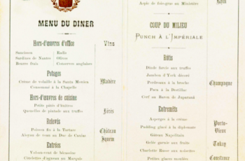 Um luxo só: cardápios e cartas de vinhos de banquetes oferecidos por autoridades e pela realeza portuguesa no Brasil do século XIX