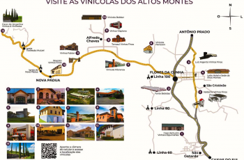 União de vinícolas, trade de turismo e poder público de 2 cidades cria produto turístico diferenciado na serra gaúcha.